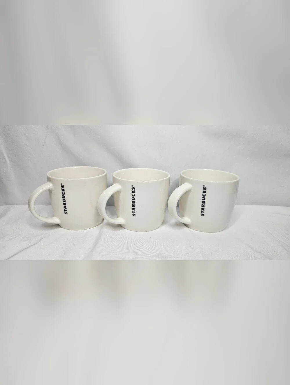 Starbucks 2017 Set of 3 Siren Mermaid Coffee Mugs